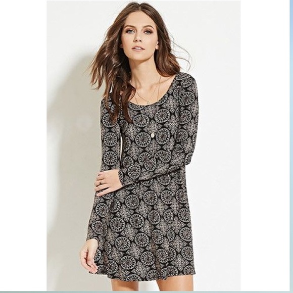 Medallion Trapeze Dress - Picture 1 of 4